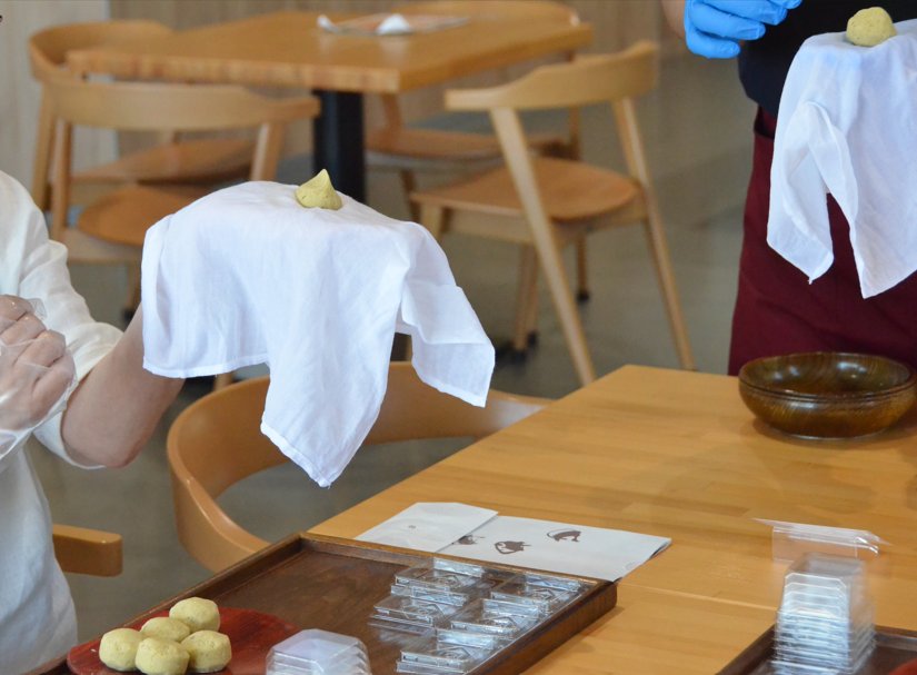 栗きんとん絞り体験